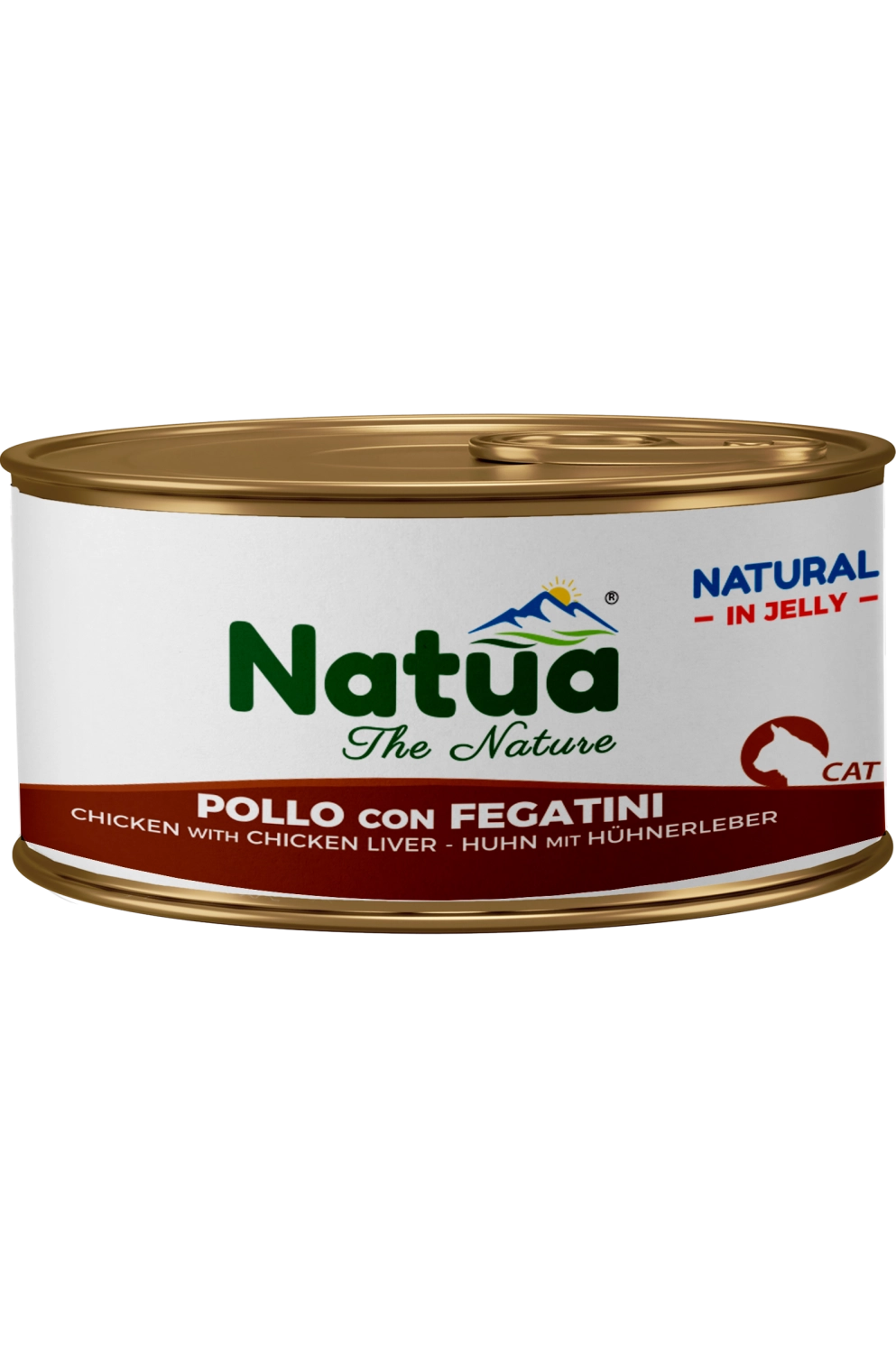 Natua Cat Natural Pollo con Fegatini Jelly 85g Lattina Natua Cat Natural Pollo con Fegatini Jelly 85g Lattina